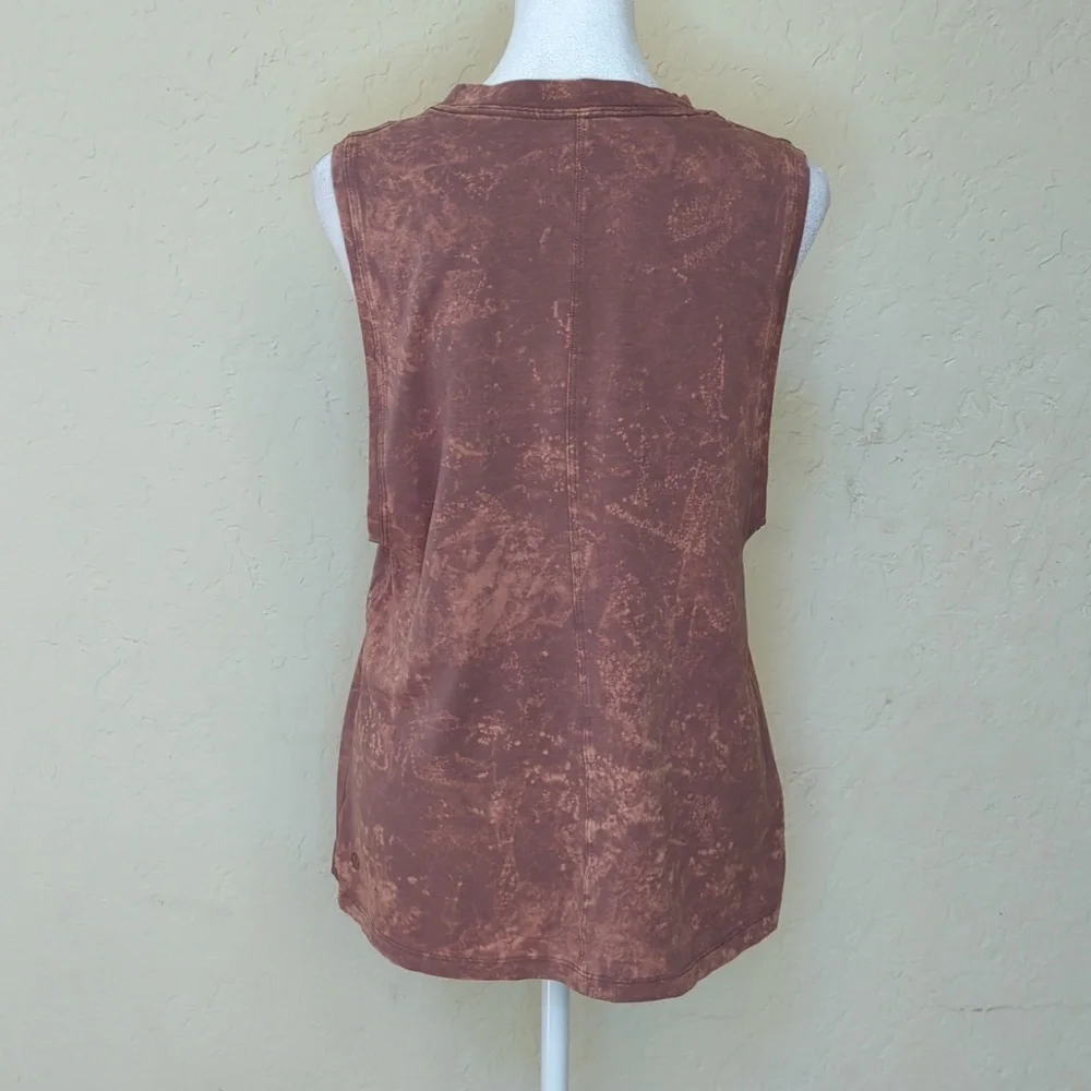Lululemon All Yours Tank Top Cloudy Wash Cacao Size 2